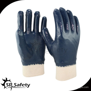 Gants en nitrile pour le meilleur jersey et les gants lourds industriels